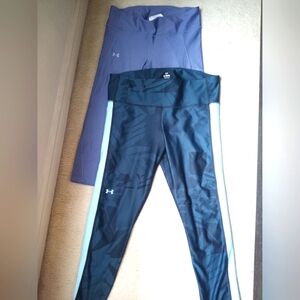 Women's Under Armour Capris Leggings , Xl And L, Both For 1 Price